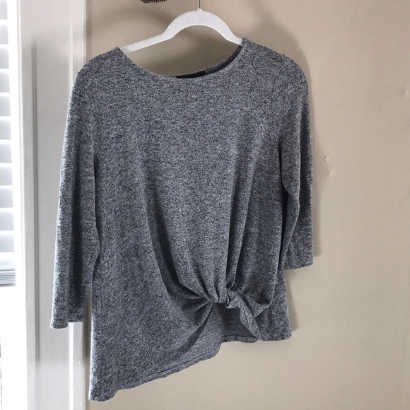 Womens Gibson Cozy Twist Front Pullover 